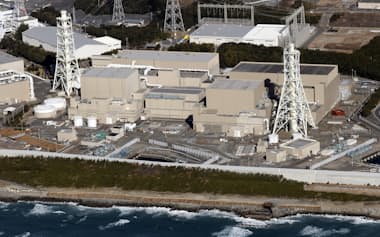 中部電力浜岡原発=8日、静岡県御前崎市