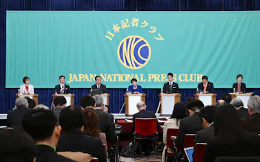 社会保障の充実を訴えるなら賃上げを語るべきだ(衆院選に向けた日本記者クラブ主催の党首討論会、1月26日、東京都千代田区)