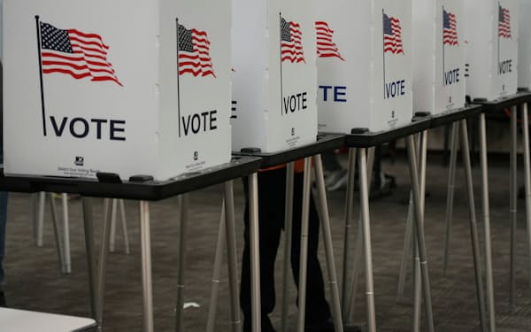 米有権者の4割が投票所での暴力や脅迫を心配している＝ロイター