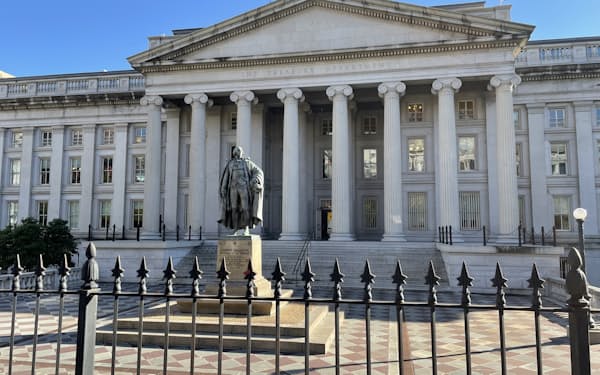 米財務省は市場機能の改善に向けて国債の買い戻しを検討（10月、ワシントン）