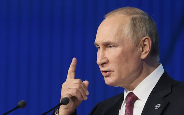 プーチン大統領はウクライナ侵攻で勝利するためには核兵器の使用も辞さない構えを示している＝ロイター