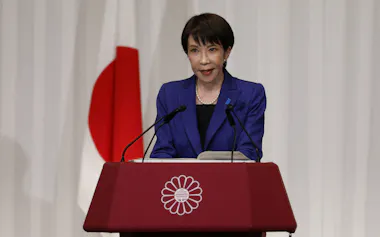 圧勝で強力な政治的信任を得た高市首相=ロイター