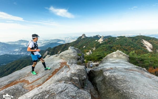 10月に出場した韓国のレースは岩山を走る難度の高いコースだった