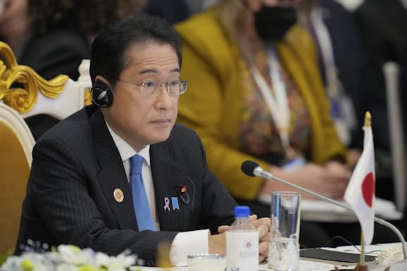 岸田首相、中国を名指し批判 東シナ海で「主権侵害」（写真=AP） - 日本経済新聞