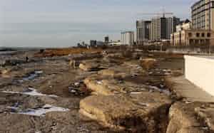 地球温暖化が食い止められなければ、カスピ海はさらに後退する可能性がある 地球温暖化が食い止められなければ、カスピ海はさらに後退する可能性がある