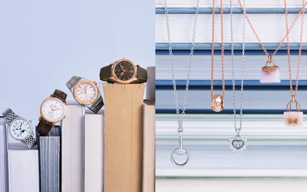 仕事服に輝き添える時計&ジュエリー