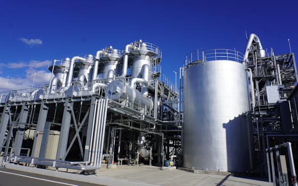 豊田通商が稼働を始めた水酸化リチウム工場（福島県楢葉町）