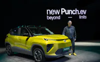 タタ自動車が2月に発表したEV「パンチ」の新型