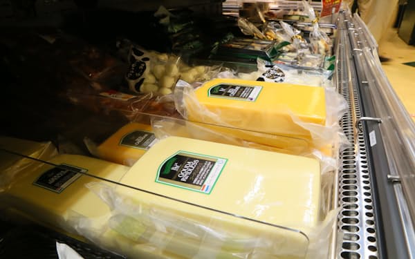 国内チーズ消費の８割強は輸入品だ
