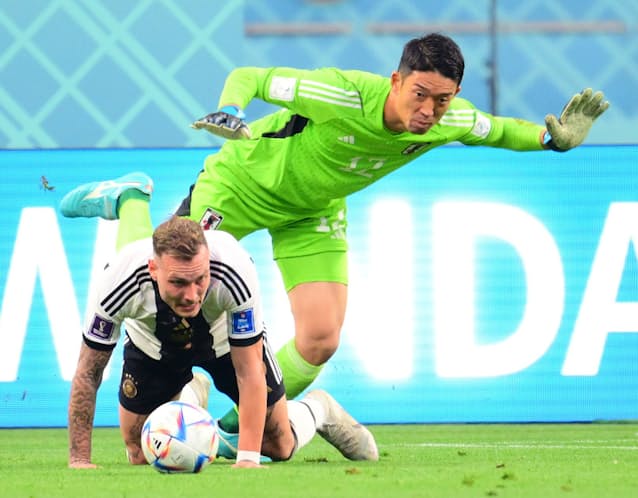 gk権田修一 魂のセーブ連発 サッカー日本代表がドイツに勝利 日本経済新聞 gk権田修一 魂のセーブ連発 サッカー日本代表がドイツに勝利 日本経済新聞