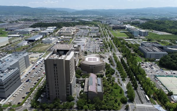 けいはんな学研都市には京都府精華町の中核交流施設「けいはんなプラザ」などを中心に100社以上のスタートアップが拠点を構える