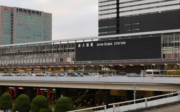 ＪＲ新大阪駅の周辺は再開発を促進する地域に指定された（大阪市淀川区）