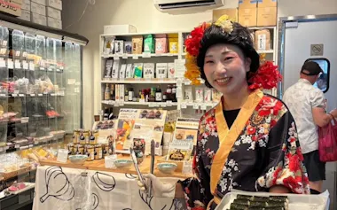 ニューヨークでニンニク加工品を販売する横福の横山薫代表