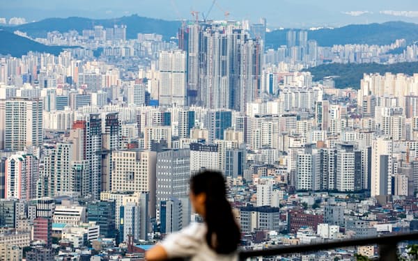 ソウル首都圏ではマンション開発が進む