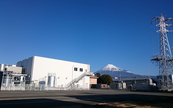 静岡ガス&パワーの富士発電所(静岡県富士市)