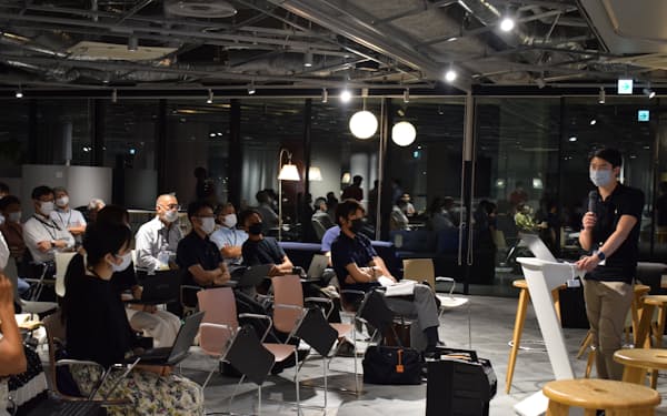 近畿経済産業局はNTT西日本とマッチングイベントを共催した(8月23日、大阪市)