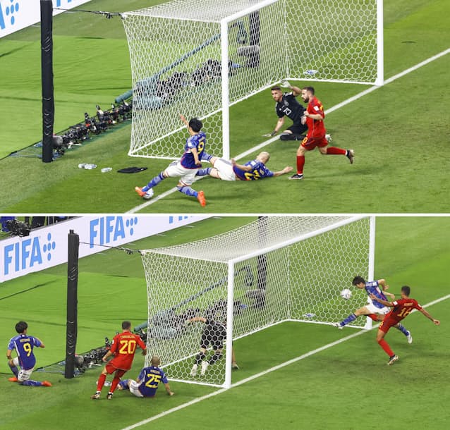 サッカー日本代表の三笘薫 千金アシスト ゴールライン際のボールかき出す 日本経済新聞 サッカー日本代表の三笘薫 千金アシスト ゴールライン際のボールかき出す 日本経済新聞