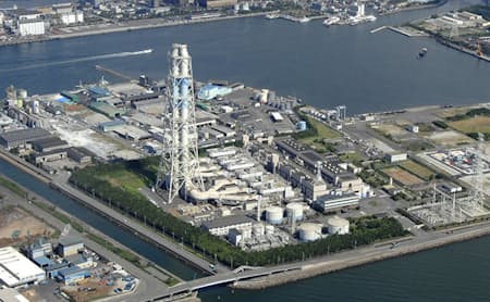 関西電力は姫路第1発電所で水素と天然ガスを混焼させる