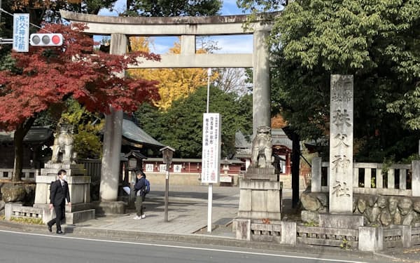 多くの観光客が訪れる秩父神社（埼玉県秩父市）