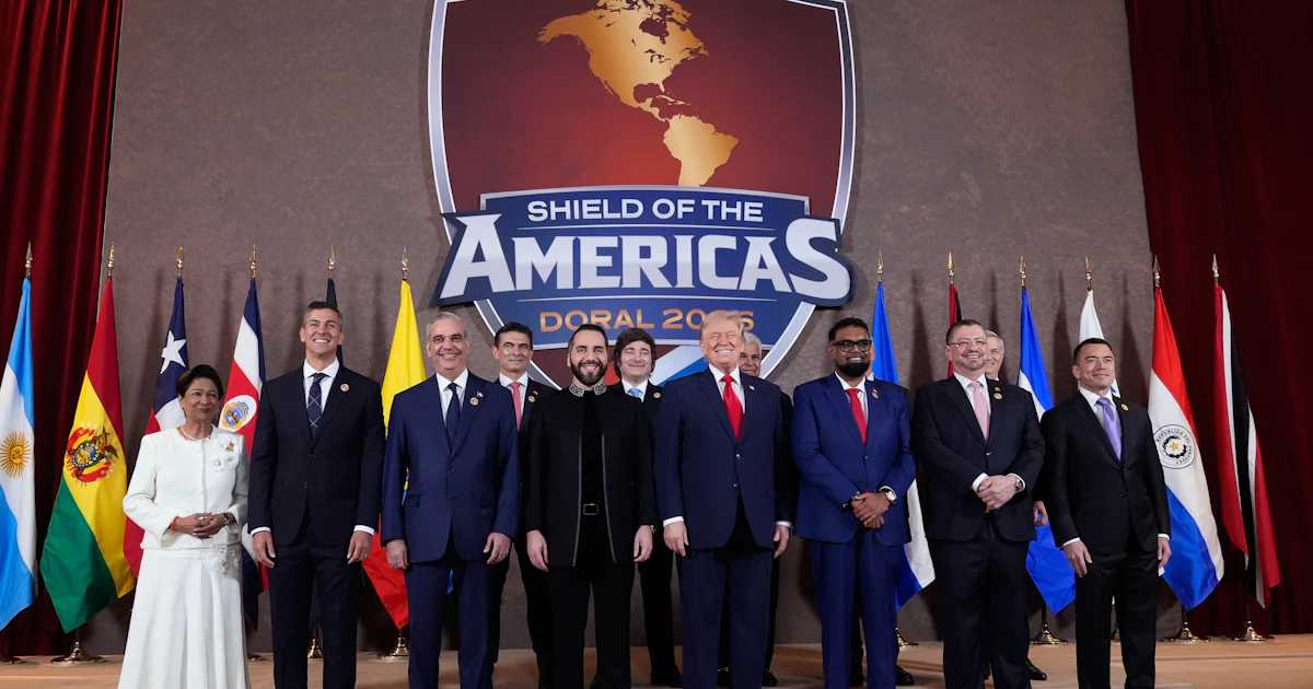 トランプ政権、中南米12カ国と首脳会議 親米政権結束で影響力強化 - 日本経済新聞