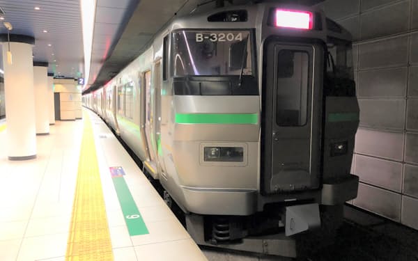 新千歳空港までつながる「快速エアポート」など札幌圏の鉄道利用が伸びた