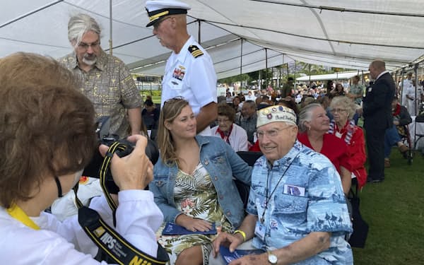 真珠湾攻撃から81年を迎え各地で記念式典が開かれた（7日、ハワイ）＝ＡＰ
