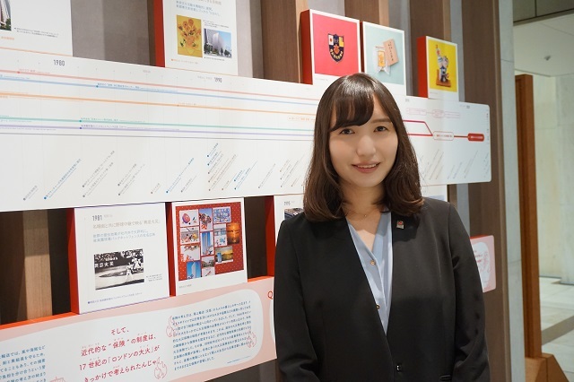 損保ジャパン大学で学んで異動を実現した堤愛海さん