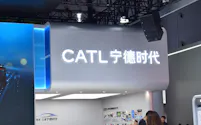 自動車ショーでのCATLの展示(2025年8月、四川省成都市)
