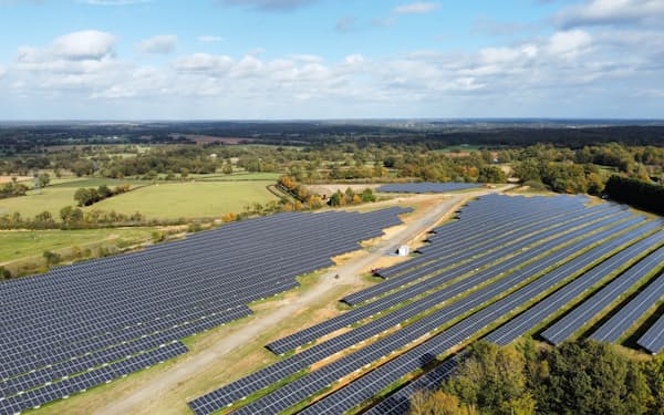 オリックス子会社のエラワンが運営する太陽光発電所（フランス）