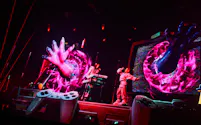 ライブ映像を立体的に見せて臨場感を高めた©Sony PCL Inc.