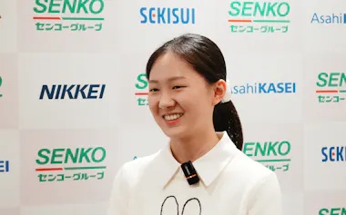 「SENKO CUPワールド碁女流最強戦2026」で優勝した韓国の金恩持九段(15日、東京都江東区)