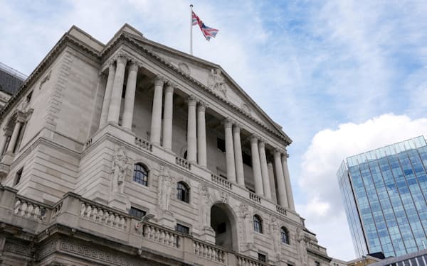 イングランド銀行は9会合連続の利上げを発表した=ロイター