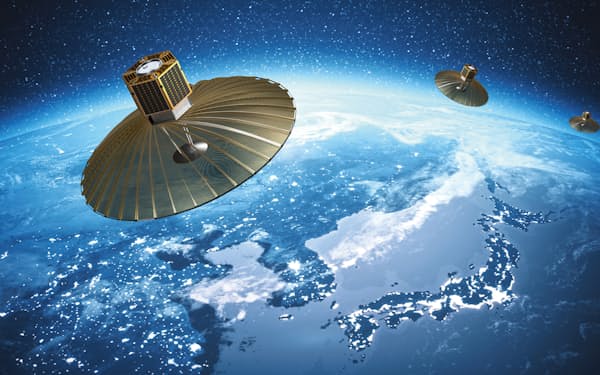 QPS研究所は2025年以降の衛星網構築に向け、打ち上げを加速（イメージ）