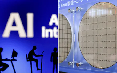 AIや半導体を対象にした産業政策を打ち出す国は多い=左はロイター