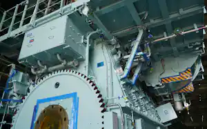 ジャパンエンジンコーポレーションで製造している船舶用エンジン(兵庫県明石市) ジャパンエンジンコーポレーションで製造している船舶用エンジン(兵庫県明石市)