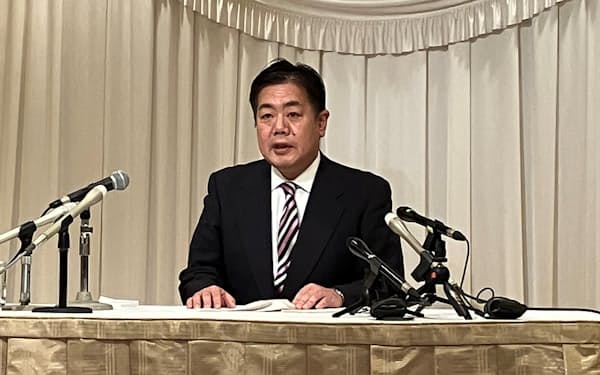 来春の徳島県知事選に立候補を表明した三木氏