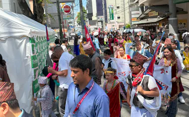 2025年に仙台市で開かれたネパールフェス(主催したスクーデリア提供)