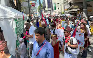 2025年に仙台市で開かれたネパールフェス(主催したスクーデリア提供) 2025年に仙台市で開かれたネパールフェス(主催したスクーデリア提供)