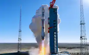 中国ランドスペースが25年12月に打ち上げたロケット「朱雀3号」(同社ホームページから) 中国ランドスペースが25年12月に打ち上げたロケット「朱雀3号」(同社ホームページから)