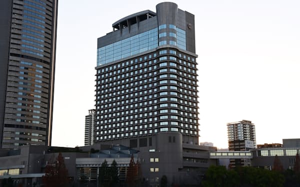 帝国ホテル大阪の11月の稼働率は20年2月以来の5割超えとなった（大阪市）