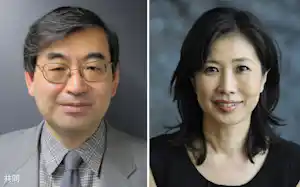 日銀の新しい審議委員に就任する浅田氏と佐藤氏㊨ 日銀の新しい審議委員に就任する浅田氏と佐藤氏㊨