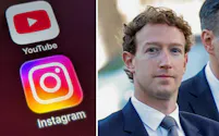 米カリフォルニア州の法廷に到着したメタのザッカーバーグCEO(2月、写真㊨)=ロイター