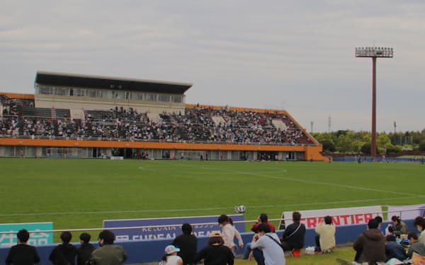 JFL鈴鹿がホームゲームを開催した鈴鹿市内のスタジアム