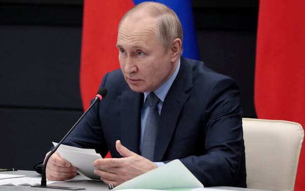 ロシアのプーチン大統領（２３日）＝ロイター
