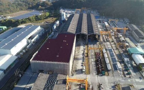 富士ピー・エスは九州小竹工場の屋根に、太陽光パネルを設置する計画（福岡県小竹町）
