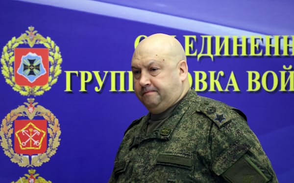 プーチン大統領は、ウクライナでの軍事作戦を統括する司令官にスロビキン氏を任命した＝ロイター