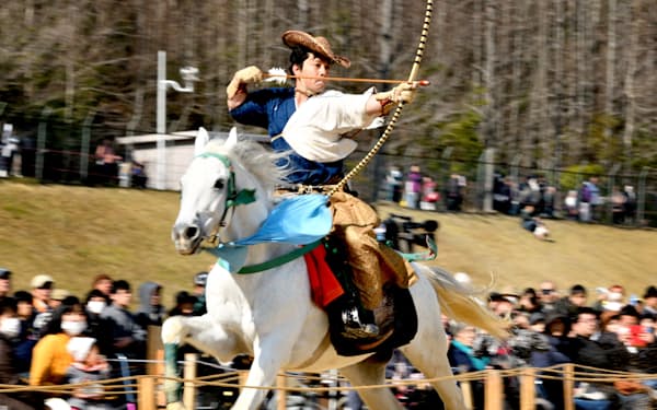 美多彌神社（堺市）は鎌倉時代に行われていた流鏑馬を復活させた