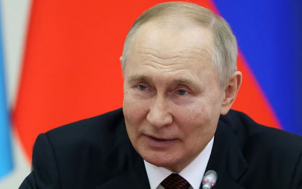 ロシアのプーチン大統領はＧ７などへの対抗制裁を打ち出す＝ＡＰ