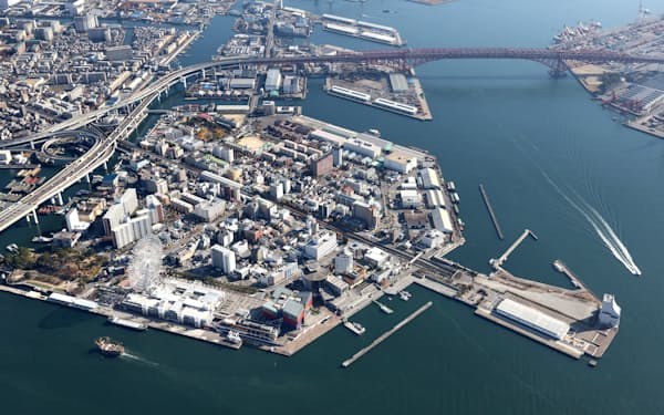 大阪港などがカーボンニュートラルポート（CNP）の形成に向けた計画作成に着手している（大阪市内）