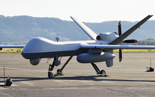 米軍の無人偵察機「MQ9」。日本も無人装備の研究を急ぐ＝共同